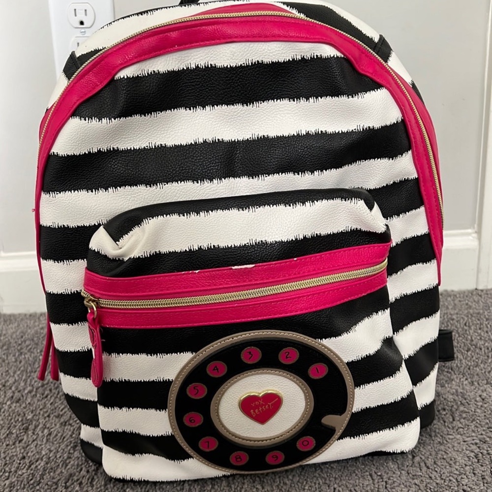 Betsey Johnson Call Me Backpack